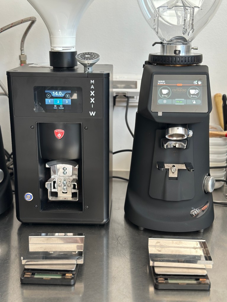 un test di stress in laboratorio per due grinder gravimetrici
